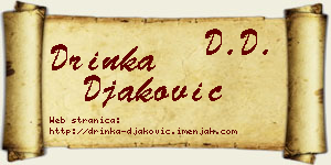 Drinka Đaković vizit kartica